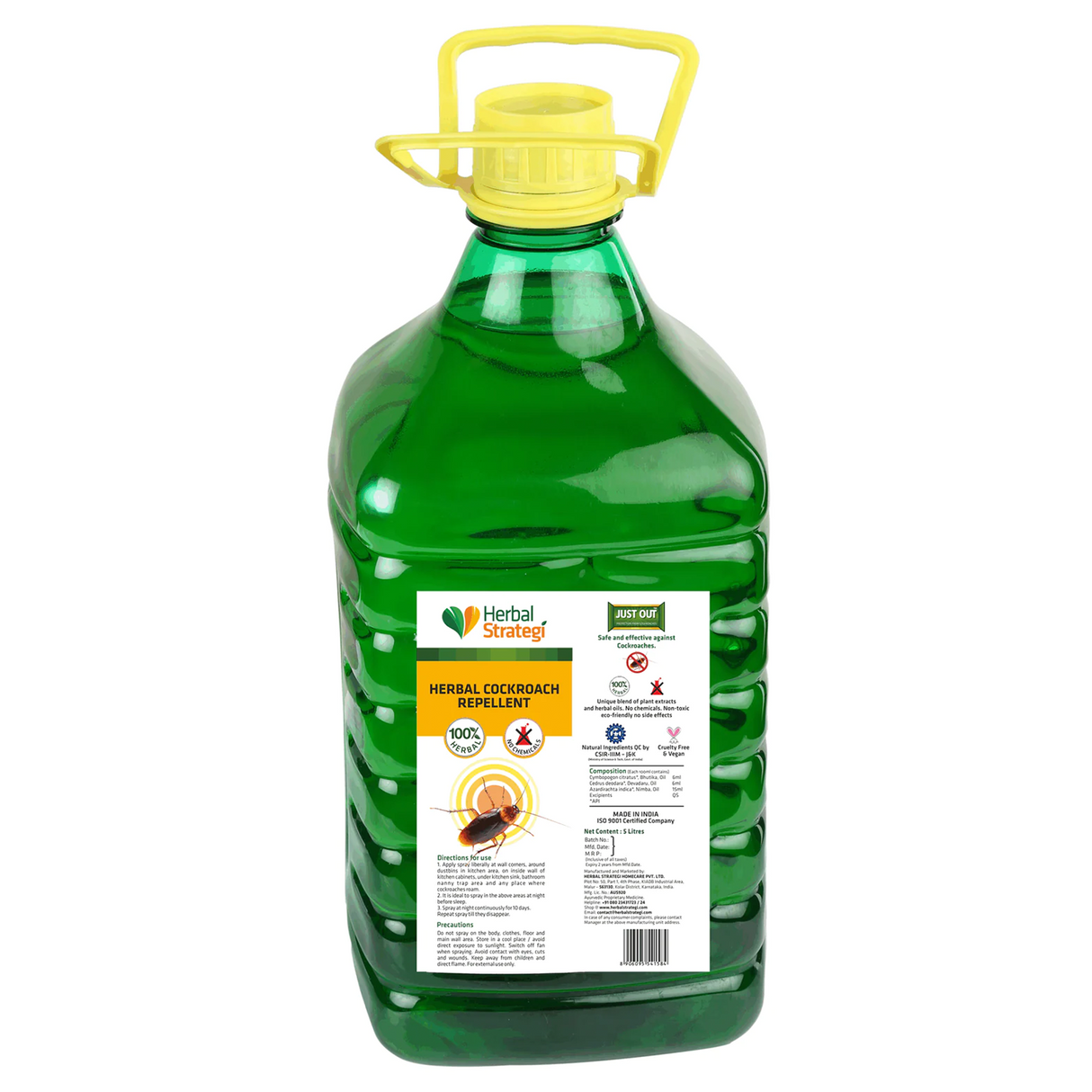 Herbal Cockroach Repellent | Product Size: 100 ml, 200 ml, 500 ml, 5 ltrs