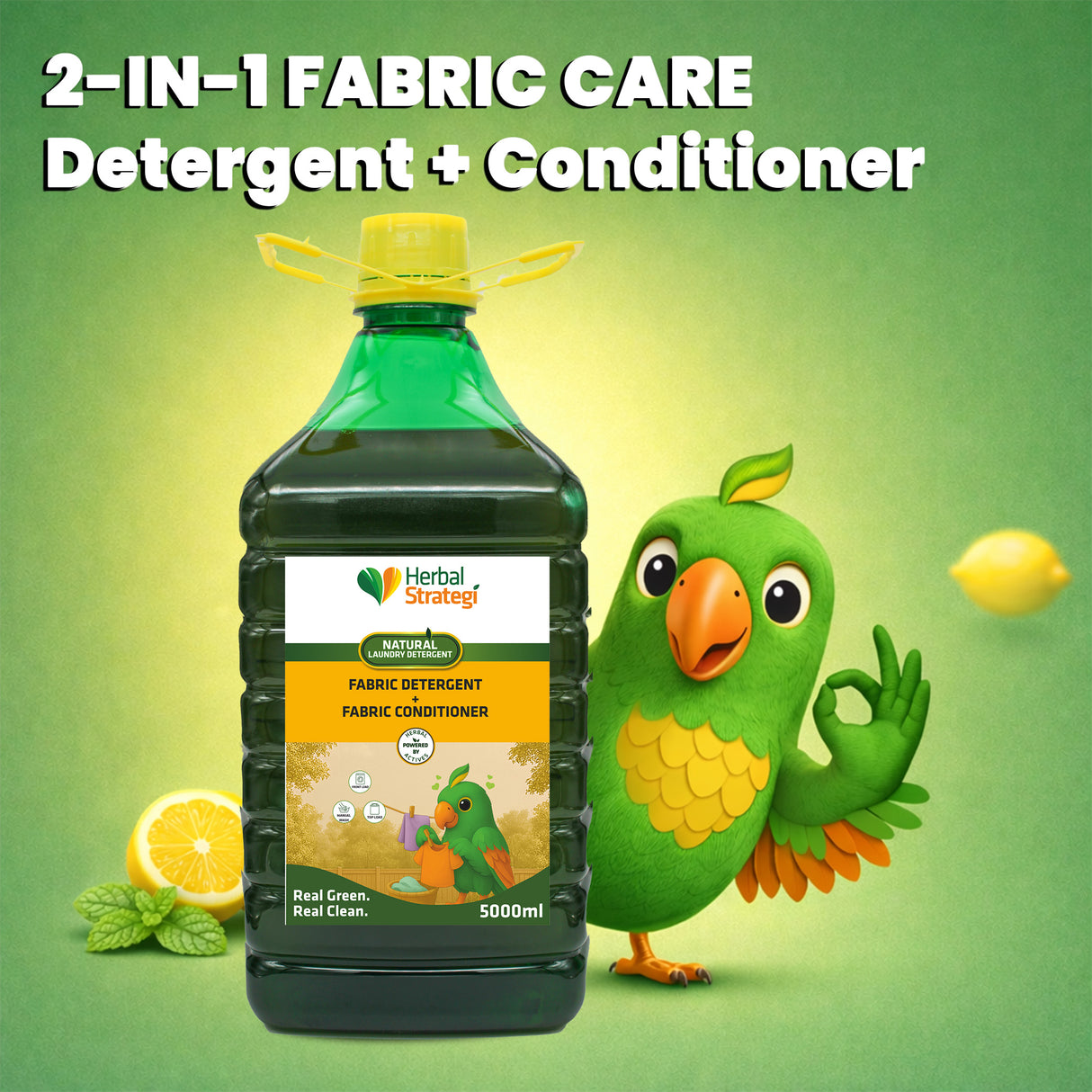 Natural Liquid Detergent | Plant-based Fabric Liquid Detergent