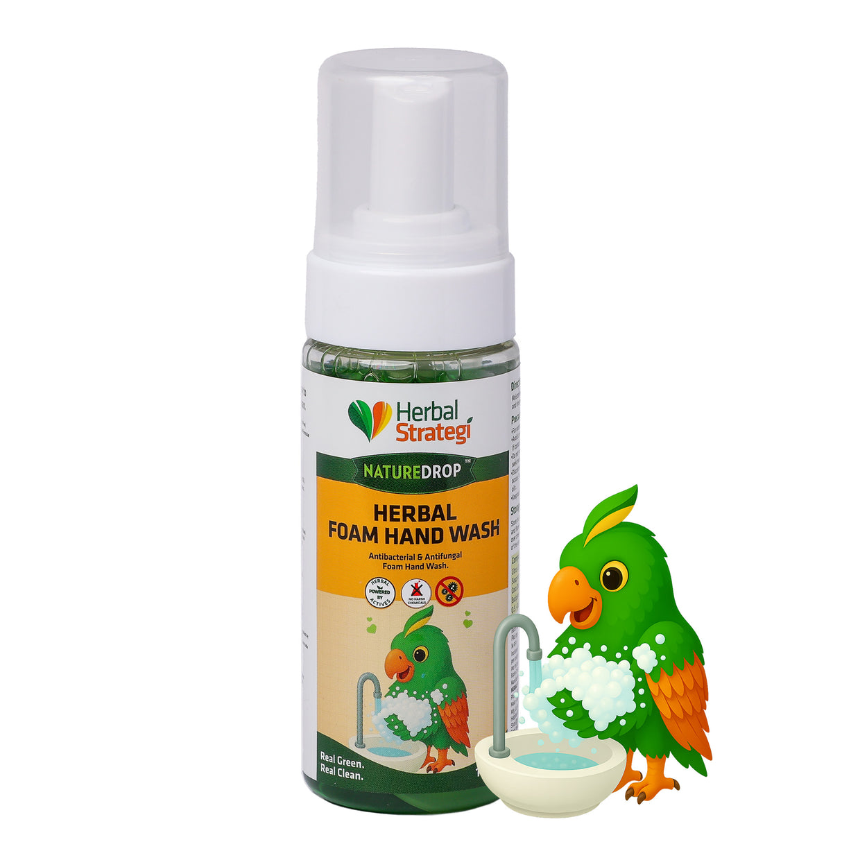 Herbal Disinfectant Foam Hand Wash | Product Size: 150 ml, 500 ml, 5 ltrs