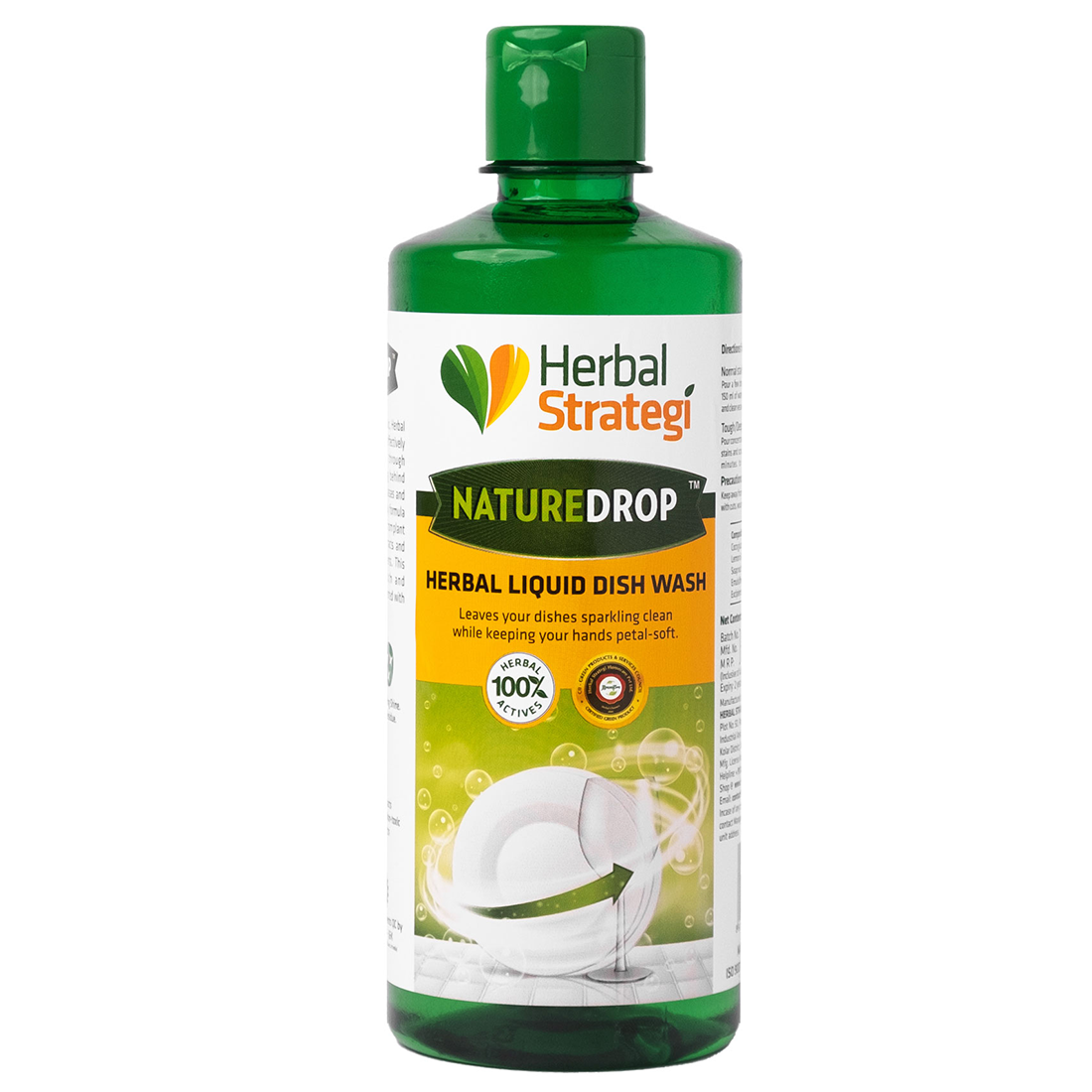 Herbal Dishwashing Liquid | Product Size: 500 ml, 1 ltrs, 1.8 ltrs, 2 ltrs, 5 ltrs