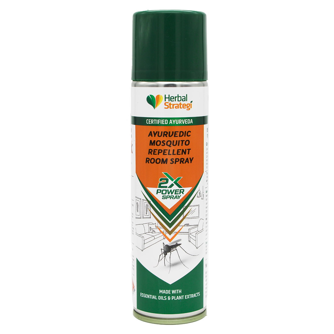 AYURVEDIC MOSQUITO REPELLENT ROOM SPRAY – 2X POWER SPRAY