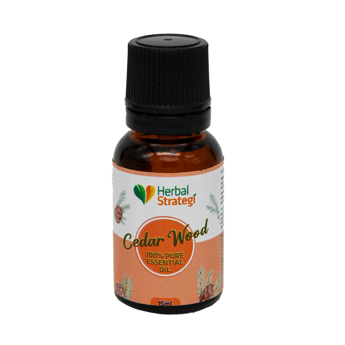 Herbal Cedarwood Essential Oil | Product Size: 15ml