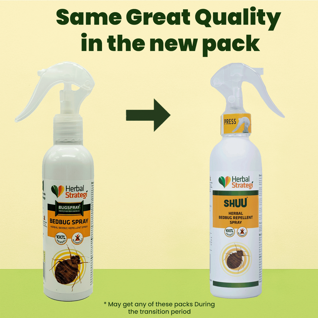 Herbal bed bugs spray | Non - toxic | plant-based | 100% Herbal