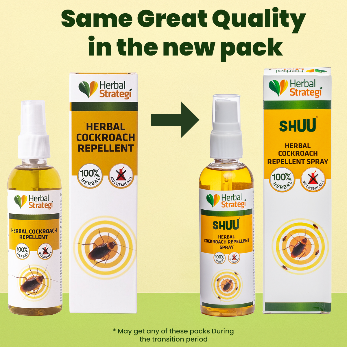 Herbal Cockroach Repellent Spray | Non - toxic | plant-based | 100% Herbal