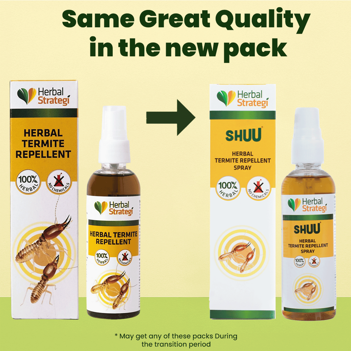 Herbal Termite Repellent Spray | Non - toxic | plant-based | 100% Herbal