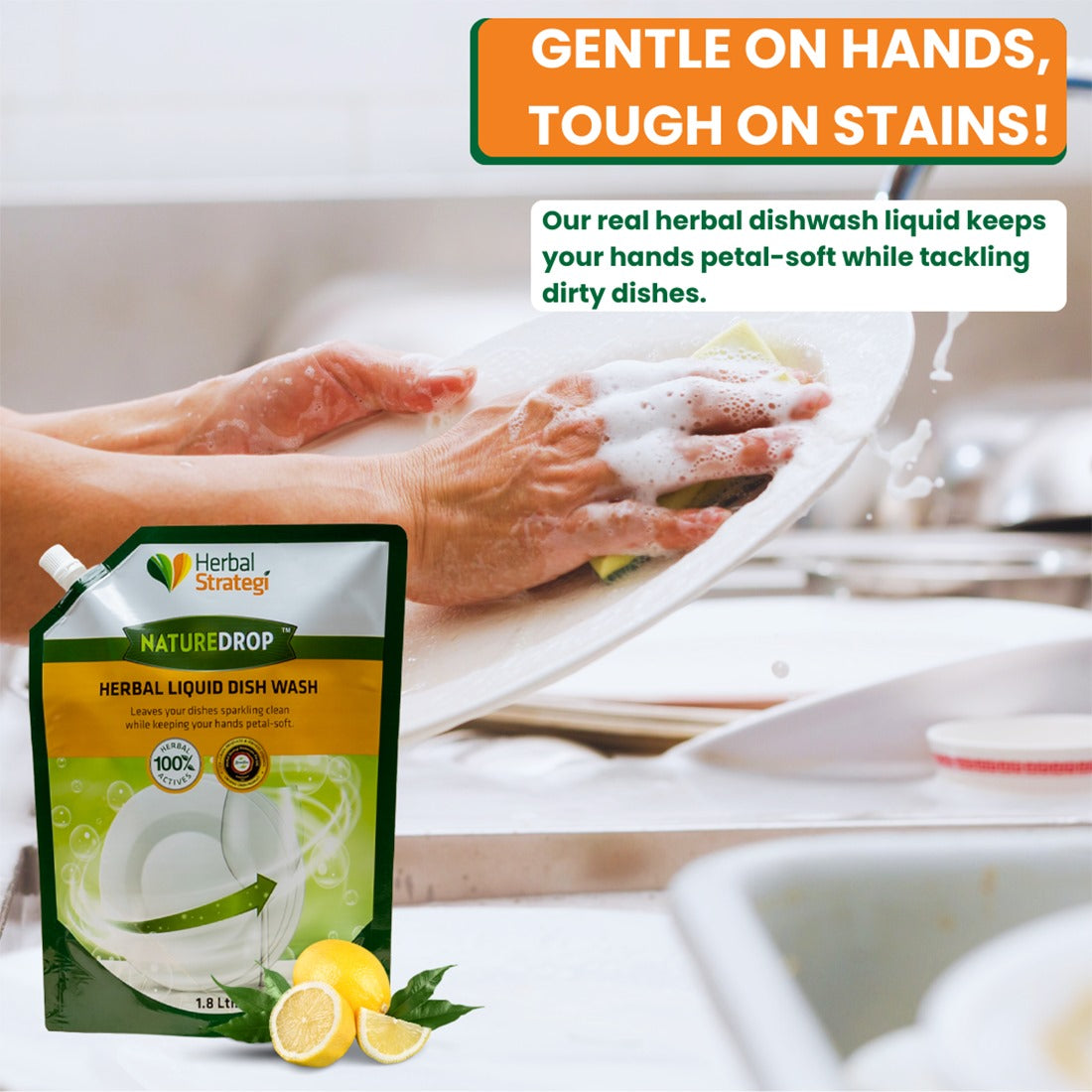 Natural Dishwashing Liquid | Non-toxic & Chemical Free Dishwash liquid