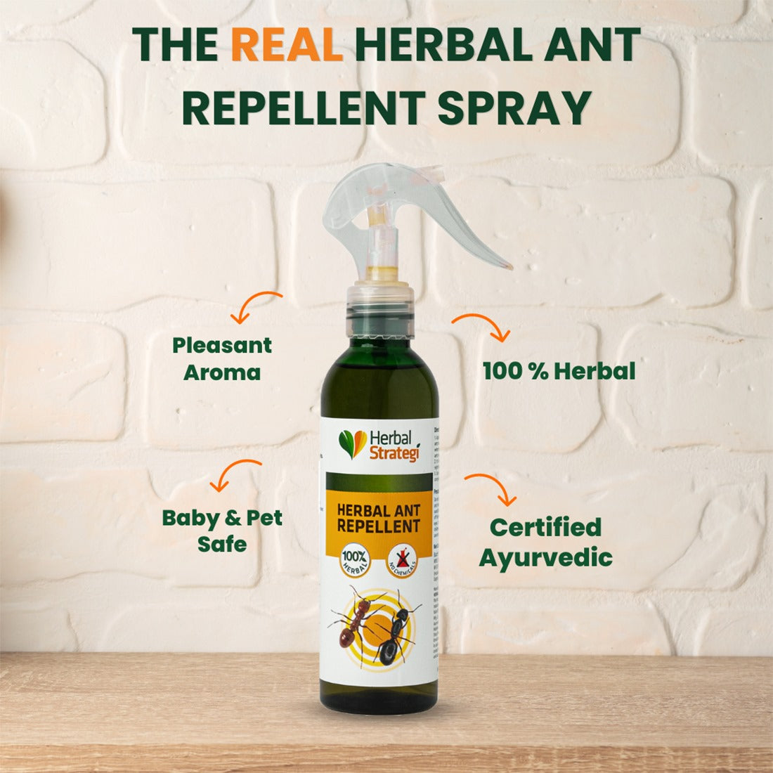Herbal Ant Repellent Spray | Non - toxic | plant-based | 100% Herbal