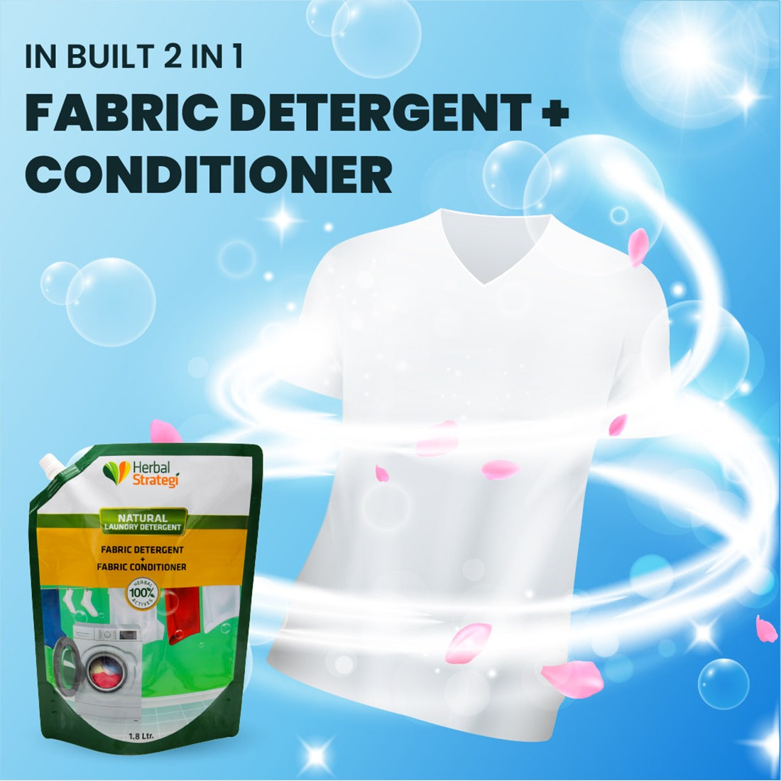 Natural Liquid Detergent | Intense Clean Fabric Liquid Detergent
