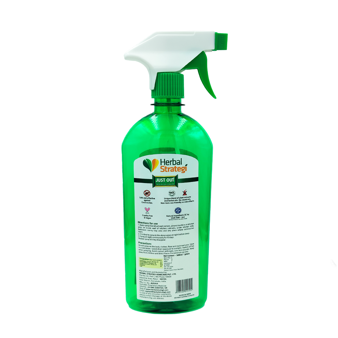 Herbal Cockroach Repellent | Product Size: 100 ml, 200 ml, 500 ml, 5 ltrs