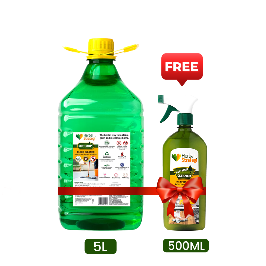 Buy Floor Cleaner 5L & Get Kitchen Cleaner 500ml (Worth ₹160) FREE