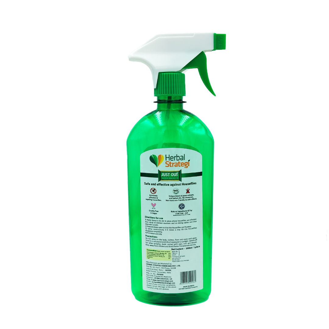 Herbal Fly Repellent | Product Size: 100 ml, 500 ml, 5 ltrs