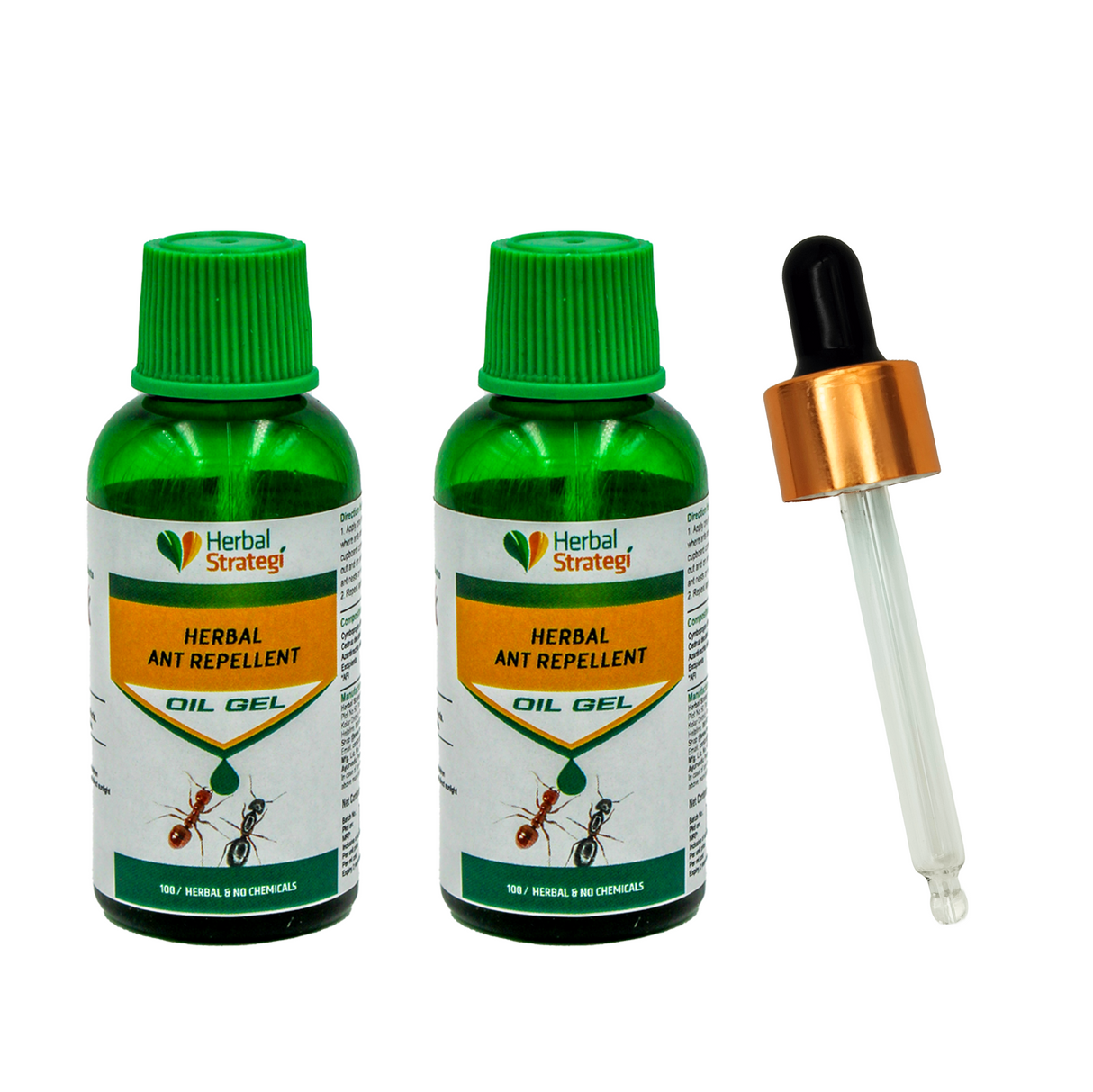 Herbal Ant Repellent OIL GEL Pack of 2 x 25ml