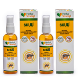 SHUU Herbal Mosquito Repellent Room Spray (Pack of 2  X 100ml)