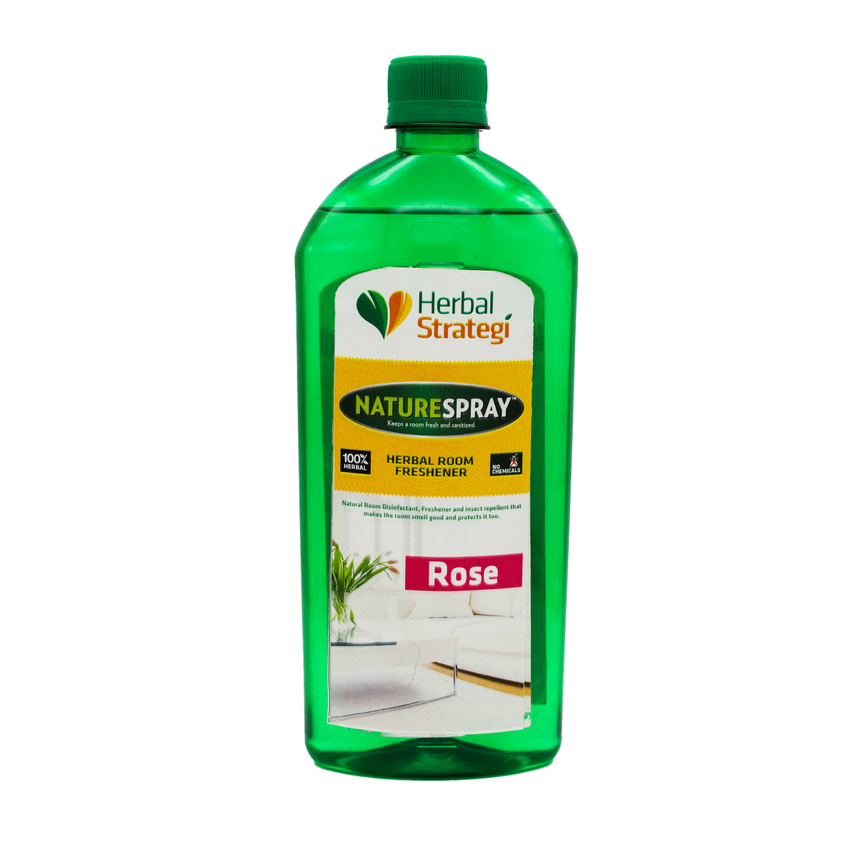 Rose Herbal Room Freshener & Disinfectant | Product Size: 250 ml, 500 ml, 5 ltrs