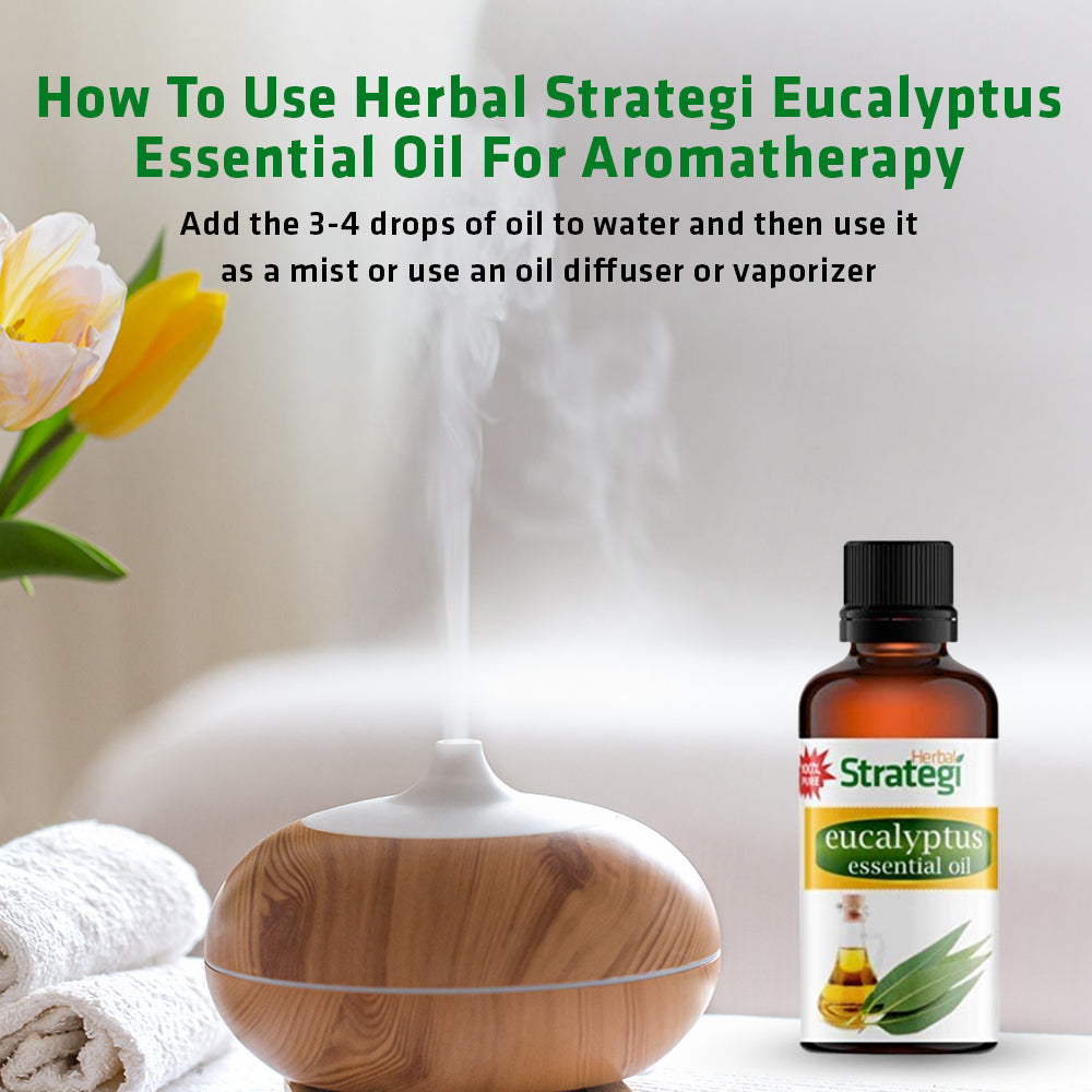 Herbal Eucalyptus Essential Oil - 50ml, 15ml
