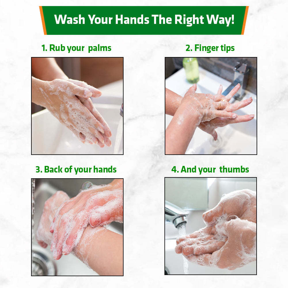 Herbal Disinfectant Foam Hand Wash | Product Size: 150 ml, 500 ml, 5 ltrs