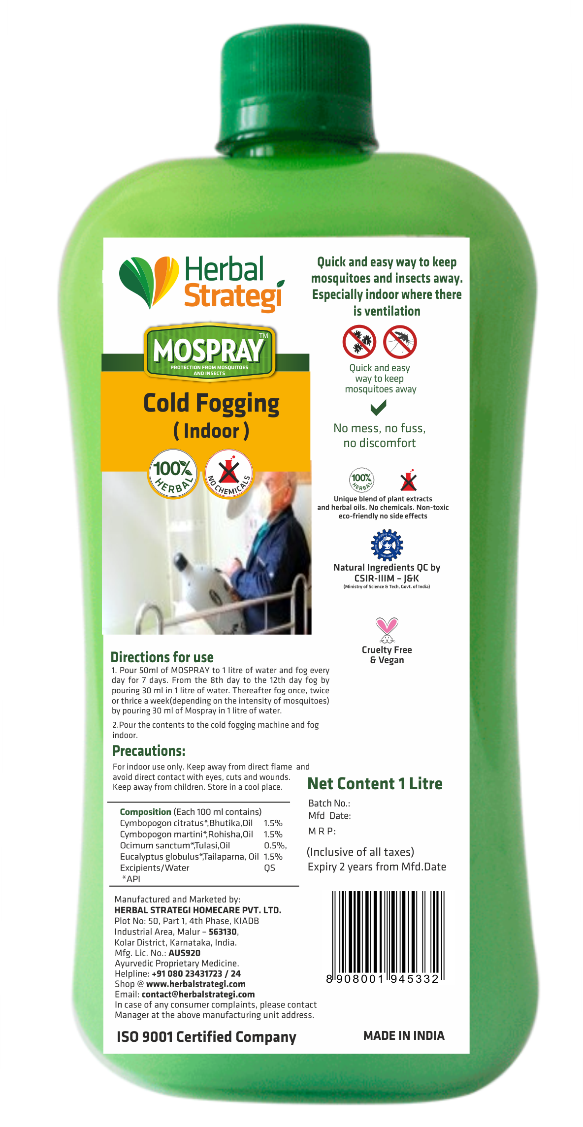 Mosquito best sale repellent solution