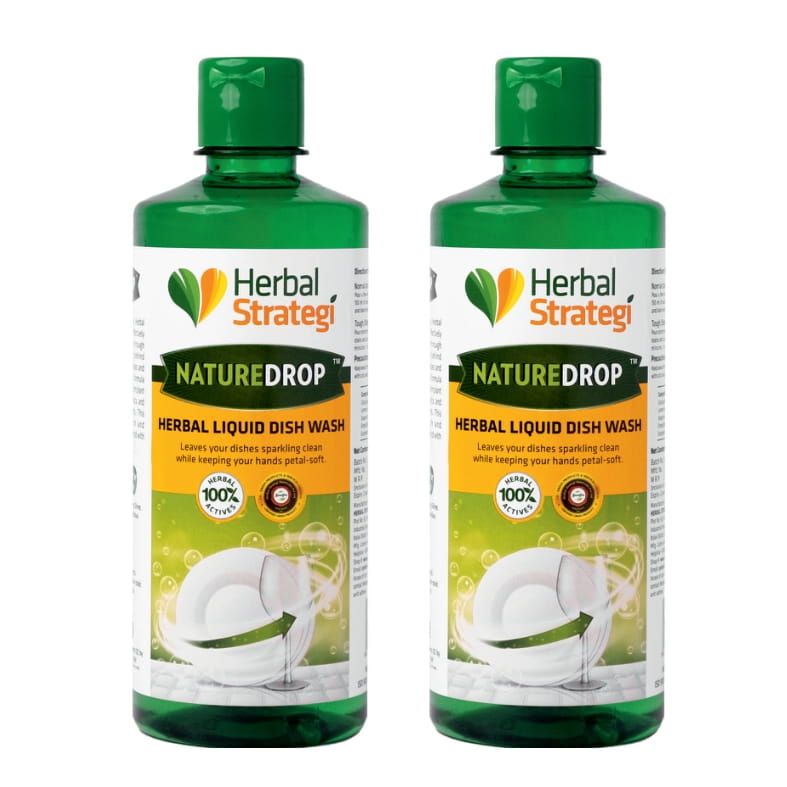 Herbal Dishwashing Liquid (Pack of 2 x 500 ml)