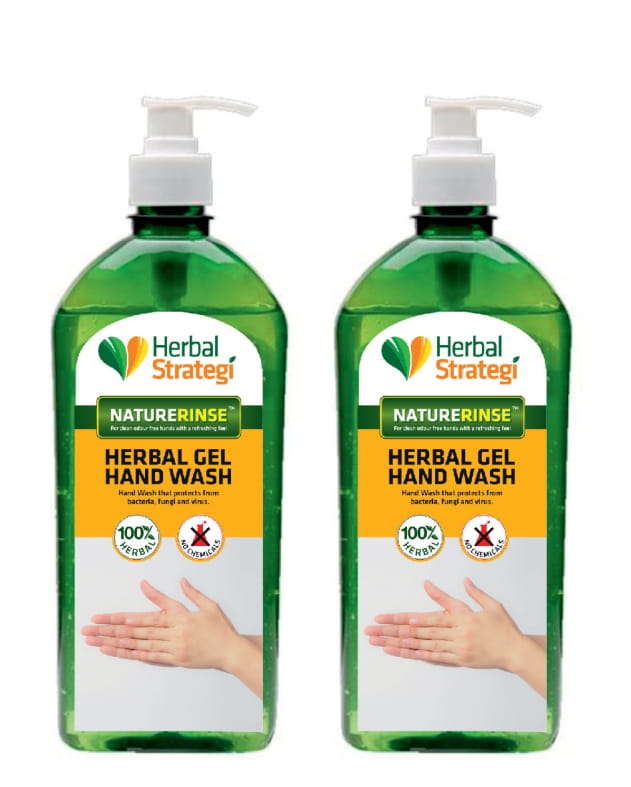 Herbal Gel Hand Wash (Pack of 2 x 500 ml)