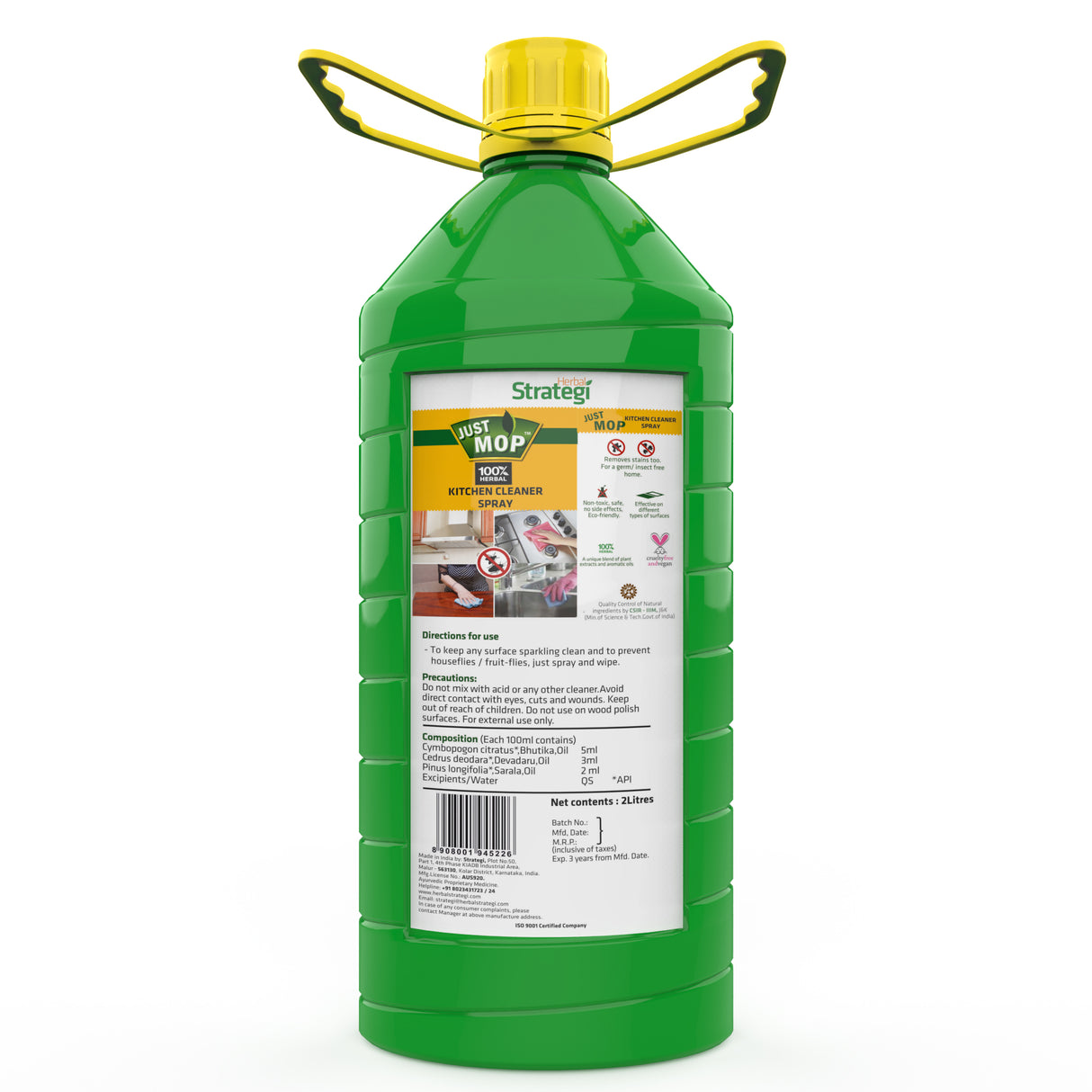 Herbal Kitchen cleaner, Disinfectant & Insect Repellent - Herbal Strategi
