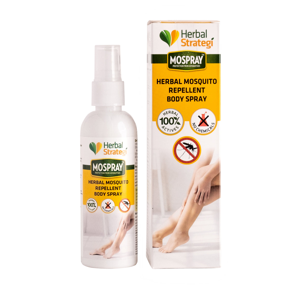 Herbal Mosquito Repellent Body Spray | Product Size: 100 ml, 500 ml, 5 ltrs