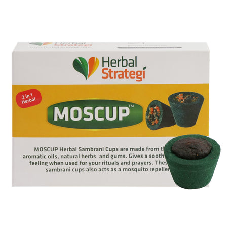 MOSCUP - Herbal Sambrani Cups | Pack of 6 Cups