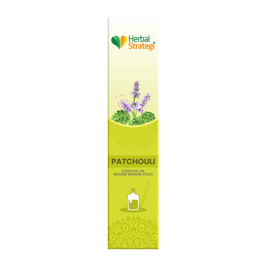 Herbal Aromatic Patchouli Incense Sticks | 20 Sticks Per Pack