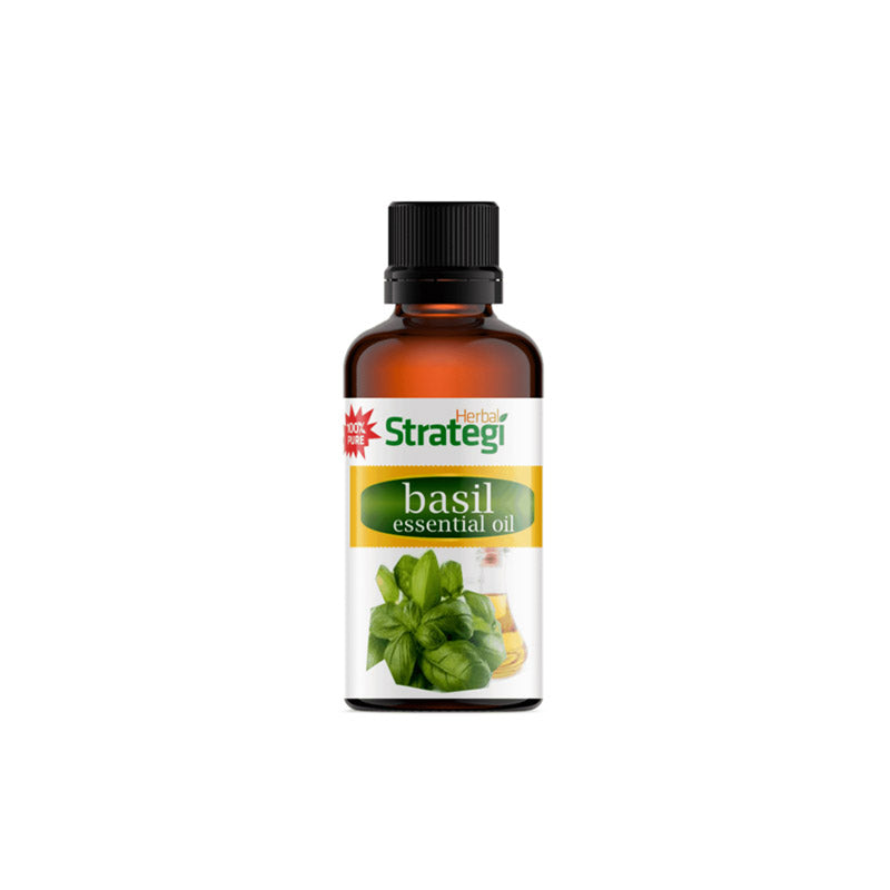 Buy Sweet Basil Essential Oil at Best Price in India Herbal Strategi